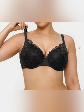 Everyday Lace Underwire Bra - Black